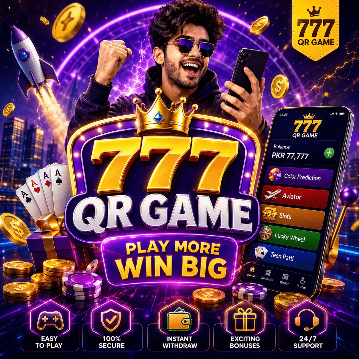 777 QR Game